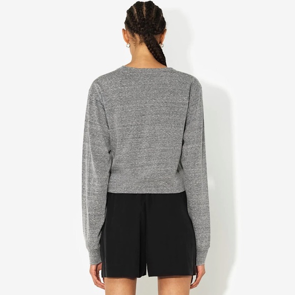 NWT John Elliot JERSEY LS CROPPED TEE 1/S - Picture 4 of 6